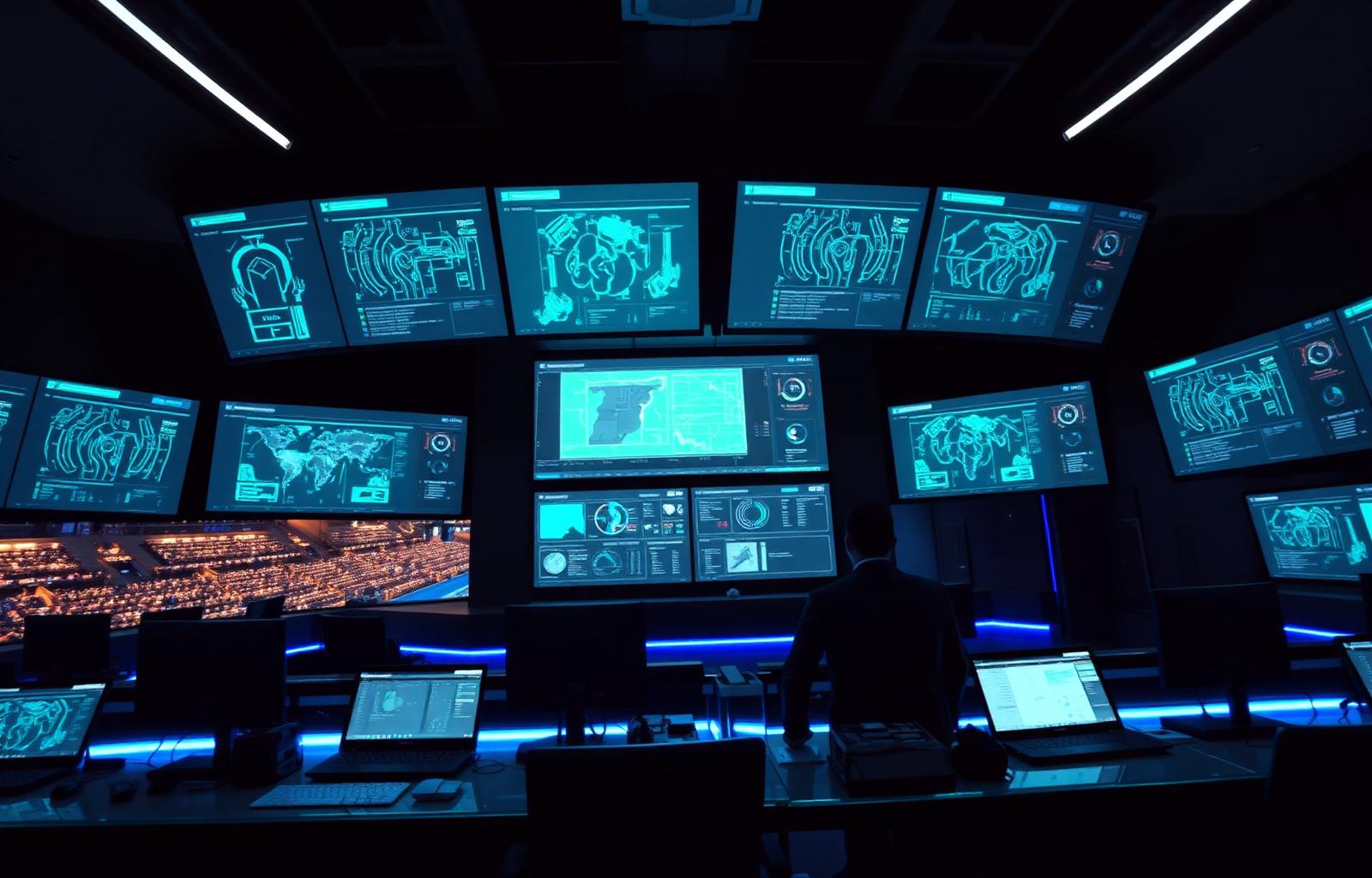 Arena operations control room