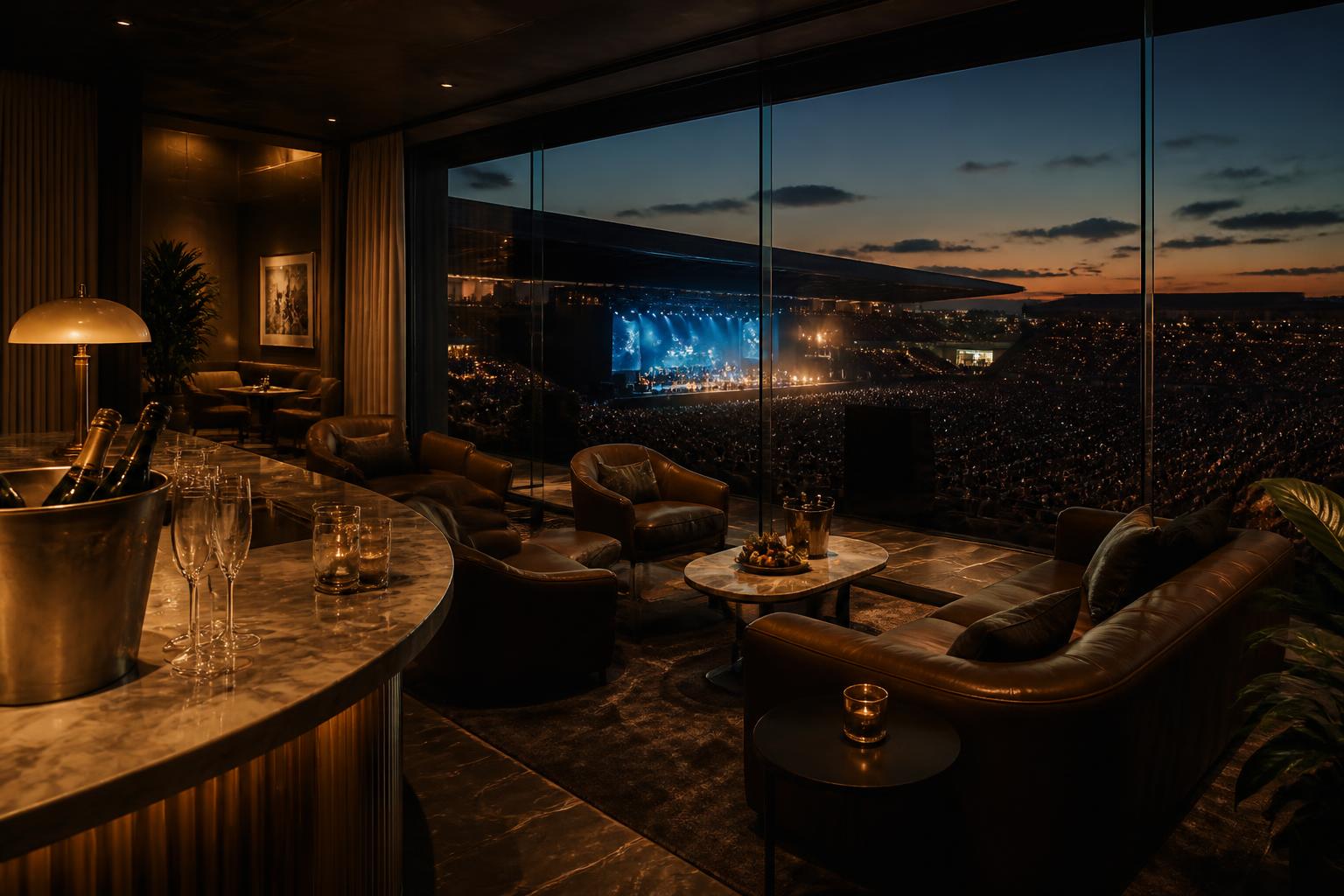 Premium arena hospitality